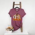 Thanksgiving Book Pumpkin Reading Teachers Fall Lovers Boys Women's Heather T-Shirt Heather Maroon