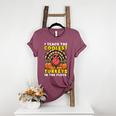 Thanksgiving I Teach Coolest Turkeys Teacher Fall Women Men Women's Heather T-Shirt Heather Maroon