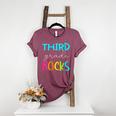 Third Grade Rocks Shirt Team 3rd Grade Teacher Women's Heather T-Shirt Heather Maroon Third Grade Rocks Shirt Team 3rd Grade Teacher Women's Heather T-Shirt Heather Maroon