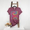 Tie Dye 2nd Grade Typography Team Second Grade Teacher Women's Heather T-Shirt Heather Maroon Tie Dye 2nd Grade Typography Team Second Grade Teacher Women's Heather T-Shirt Heather Maroon