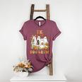 TK Boo Crew Preppy Halloween Floral Ghost TK Teacher Team TK Women's Heather T-Shirt Heather Maroon