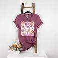 Trick Or Teach Retro Halloween Teacher Look Women's Heather T-Shirt Heather Maroon Trick Or Teach Retro Halloween Teacher Look Women's Heather T-Shirt Heather Maroon