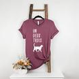 Un Deux Trois Cat Shirt French Teacher Women's Heather T-Shirt Heather Maroon Un Deux Trois Cat Shirt French Teacher Women's Heather T-Shirt Heather Maroon