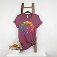 Unique For Artists By ADS Color Wheel Educational Art Teacher Dog Themed Artist Small Women's Heather T-Shirt Heather Maroon Unique For Artists By ADS Color Wheel Educational Art Teacher Dog Themed Artist Small Women's Heather T-Shirt Heather Maroon