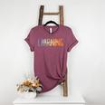 Vintage Play Is Learning Back To School Toddler Teacher Women's Heather T-Shirt Heather Maroon