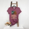 Weird Teachers Build Character Van Bigfoot Art Women's Heather T-Shirt Heather Maroon Weird Teachers Build Character Van Bigfoot Art Women's Heather T-Shirt Heather Maroon