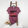 World's Best Okayest Teacher ACY025a For Men Women Women's Heather T-Shirt Heather Maroon World's Best Okayest Teacher ACY025a For Men Women Women's Heather T-Shirt Heather Maroon