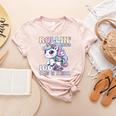100 Days Of School Girls Teacher 100th Day Unicorn Outfit Women's Heather T-Shirt Heather Peach 100 Days Of School Girls Teacher 100th Day Unicorn Outfit Women's Heather T-Shirt Heather Peach