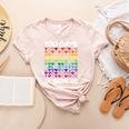100 Days Of School Heart Love Teacher Or Student 100th Day Women's Heather T-Shirt Heather Peach 100 Days Of School Heart Love Teacher Or Student 100th Day Women's Heather T-Shirt Heather Peach