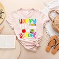 100th Day Of School Teachers Kids Girls Child Happy 100 Days Women's Heather T-Shirt Heather Peach