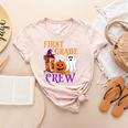 1st Grade Boo Crew Teacher Student Halloween Costume Women's Heather T-Shirt Heather Peach 1st Grade Boo Crew Teacher Student Halloween Costume Women's Heather T-Shirt Heather Peach