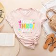3rd Grade Team Pencil Teacher Student Back To School Girls Women's Heather T-Shirt Heather Peach 3rd Grade Team Pencil Teacher Student Back To School Girls Women's Heather T-Shirt Heather Peach