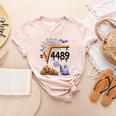 4489 Square Root 67 Math Teacher Halloween Costume Professor Women's Heather T-Shirt Heather Peach