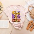 4th Grade Boo Crew Ghost Halloween Teacher Costume Women's Heather T-Shirt Heather Peach