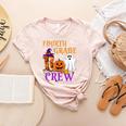 4th Grade Boo Crew Teacher Student Halloween Costume Women's Heather T-Shirt Heather Peach