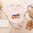 67 Meme English Teacher Reading Book Lover Humor Women's Heather T-Shirt Heather Peach