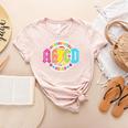 ABCD Kindergarten Rocks Back To School Teachers Students Women's Heather T-Shirt Heather Peach