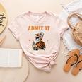 Admit It You Low Key Love Art Bruh Halloween Art Teacher Women's Heather T-Shirt Heather Peach Admit It You Low Key Love Art Bruh Halloween Art Teacher Women's Heather T-Shirt Heather Peach