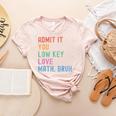 Admit It You Low Key Love Math Bruh Teacher Nerdy Math Women's Heather T-Shirt Heather Peach Admit It You Low Key Love Math Bruh Teacher Nerdy Math Women's Heather T-Shirt Heather Peach
