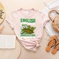 AG Teacher English Is Important But Agriculture Teacher Women's Heather T-Shirt Heather Peach AG Teacher English Is Important But Agriculture Teacher Women's Heather T-Shirt Heather Peach