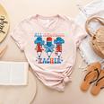 All American Teacher Pencil Coquette Bow USA Flag Teachers Women's Heather T-Shirt Heather Peach All American Teacher Pencil Coquette Bow USA Flag Teachers Women's Heather T-Shirt Heather Peach