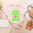 Anatomy Teachers Love Brains Halloween Teacher Costume Shirt Women's Heather T-Shirt Heather Peach Anatomy Teachers Love Brains Halloween Teacher Costume Shirt Women's Heather T-Shirt Heather Peach