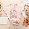 In My Art Teacher Era Teaching Future Artist Back To School Women's Heather T-Shirt Heather Peach