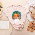 Art Teacher Pumpkin Painting Halloween Costume Women's Heather T-Shirt Heather Peach Art Teacher Pumpkin Painting Halloween Costume Women's Heather T-Shirt Heather Peach