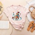 Artist Gingerbread Painter Art Teacher Student Christmas Women's Heather T-Shirt Heather Peach Artist Gingerbread Painter Art Teacher Student Christmas Women's Heather T-Shirt Heather Peach