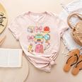 Back To School Coquette Teacher Women Girl Kindergarten PreK Women's Heather T-Shirt Heather Peach Back To School Coquette Teacher Women Girl Kindergarten PreK Women's Heather T-Shirt Heather Peach