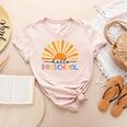 Back To School Hello Preschool For Kids Teacher Women Women's Heather T-Shirt Heather Peach Back To School Hello Preschool For Kids Teacher Women Women's Heather T-Shirt Heather Peach