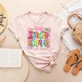Back To School Kindergarten Preppy Teacher Girl Women's Heather T-Shirt Heather Peach Back To School Kindergarten Preppy Teacher Girl Women's Heather T-Shirt Heather Peach