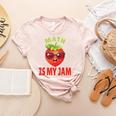 Back To School Math Is My Jam Math Teacher Women's Heather T-Shirt Heather Peach Back To School Math Is My Jam Math Teacher Women's Heather T-Shirt Heather Peach