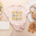 Back To School Yellow Bows Book Coffee Leopard Apple Teacher Women's Heather T-Shirt Heather Peach Back To School Yellow Bows Book Coffee Leopard Apple Teacher Women's Heather T-Shirt Heather Peach