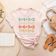 Baseball Math Sports Double Play Teacher School 2022 Women's Heather T-Shirt Heather Peach Baseball Math Sports Double Play Teacher School 2022 Women's Heather T-Shirt Heather Peach