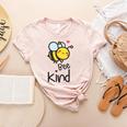 Bee Kind Bumble Bee Anti Bullying Teacher Kindness Matters Women's Heather T-Shirt Heather Peach Bee Kind Bumble Bee Anti Bullying Teacher Kindness Matters Women's Heather T-Shirt Heather Peach