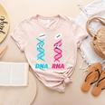 Biology Teacher DNA RNA Student Science Biologist Men Women Women's Heather T-Shirt Heather Peach