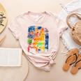 Broken Crayons Still Color Cat Teacher Women's Heather T-Shirt Heather Peach