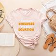 Calculate Kindness Into Every Equation Math Teacher School Women's Heather T-Shirt Heather Peach Calculate Kindness Into Every Equation Math Teacher School Women's Heather T-Shirt Heather Peach