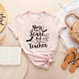 You Can't Scare Me I'm a Teacher Women's Heather T-Shirt Heather Peach You Can't Scare Me I'm a Teacher Women's Heather T-Shirt Heather Peach