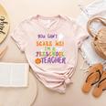 You Cant Scare Me Im A Preschool Teacher Women's Heather T-Shirt Heather Peach You Cant Scare Me Im A Preschool Teacher Women's Heather T-Shirt Heather Peach