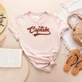 Captain Chaos Shirt For Parent Teacher Or Crazy Child Women's Heather T-Shirt Heather Peach