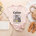 Cation Shirt Cat Science Chemistry Teacher Chemist Pun Women's Heather T-Shirt Heather Peach Cation Shirt Cat Science Chemistry Teacher Chemist Pun Women's Heather T-Shirt Heather Peach