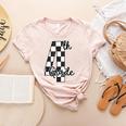 Checkered Fourth Grade Back To School Teachers Students Women's Heather T-Shirt Heather Peach Checkered Fourth Grade Back To School Teachers Students Women's Heather T-Shirt Heather Peach
