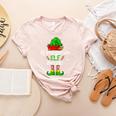 Christmas Kindergarten Elf Squad Teacher Student Women's Heather T-Shirt Heather Peach Christmas Kindergarten Elf Squad Teacher Student Women's Heather T-Shirt Heather Peach