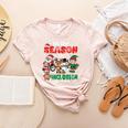 Christmas Sped Teacher Tis The Season For Inclusion Women Women's Heather T-Shirt Heather Peach