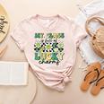 My Class Is Full Of Lucky Charms St Patricks Day Teacher Women's Heather T-Shirt Heather Peach My Class Is Full Of Lucky Charms St Patricks Day Teacher Women's Heather T-Shirt Heather Peach