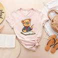 Classroom Fun With Teddy Bear Teacher Women's Heather T-Shirt Heather Peach Classroom Fun With Teddy Bear Teacher Women's Heather T-Shirt Heather Peach