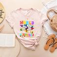 Color The World With Kindness Crayon Positivity Teacher Women's Heather T-Shirt Heather Peach