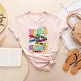 Color The World With Kindness Teacher Back To School Women's Heather T-Shirt Heather Peach